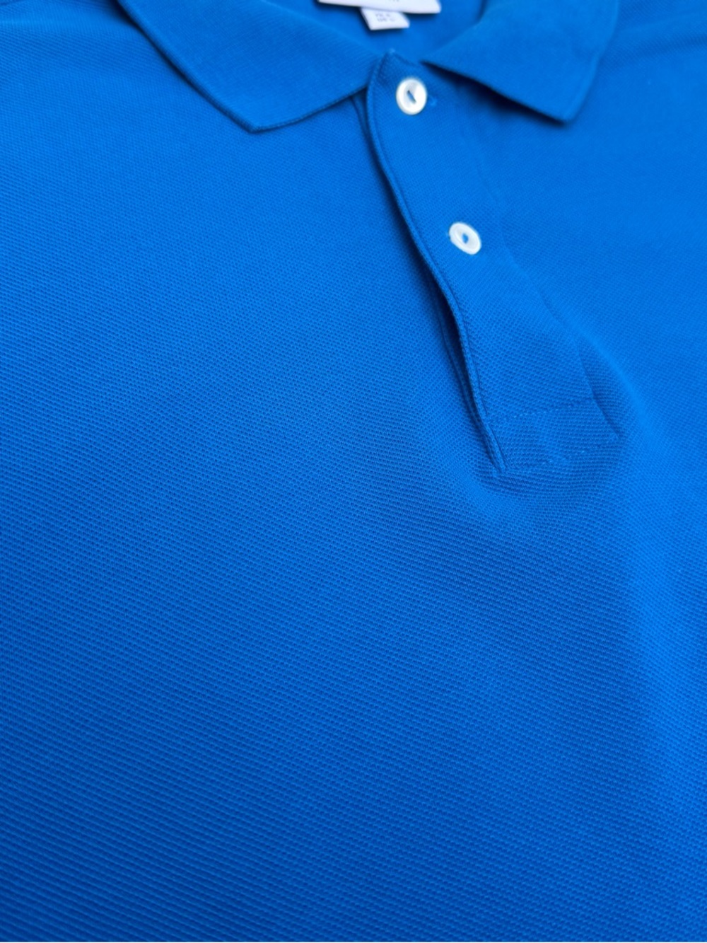 Lacoste Men’s Royal Blue Cotton Pique Polo Alligator Patch Shirt Top Large - Picture 7 of 13